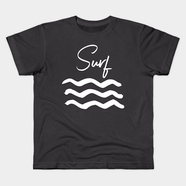 Surf life Kids T-Shirt by Kcaand